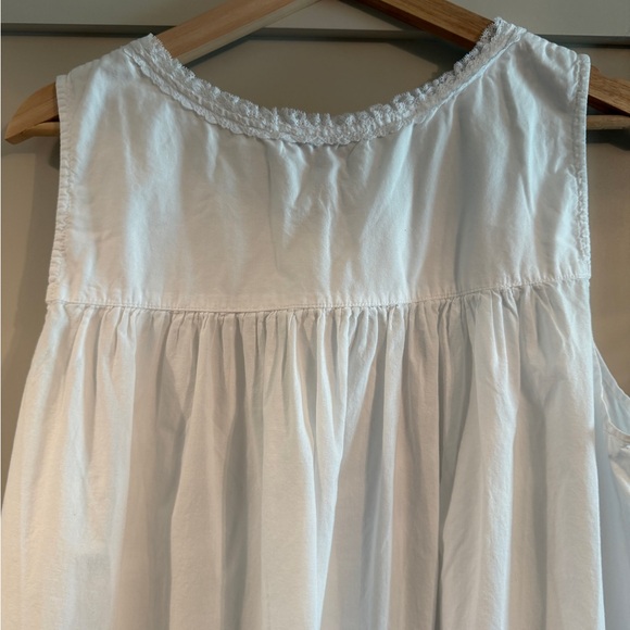 Eileen West White cotton nightgown L - Picture 6 of 6